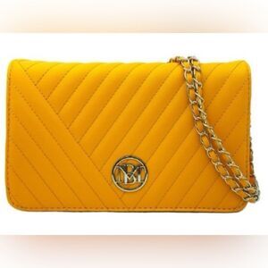 NWT Badgley Mischka Quilted Leather